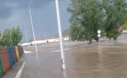 В Карагандинской области село Актогай топит дождевыми водами