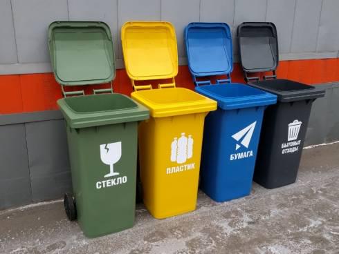 В Сарани установили контейнерные площадки для раздельного сбора мусора