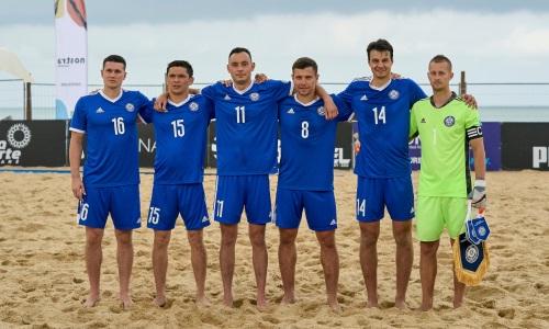 Сборная Казахстана по пляжному футболу примет участие в Евролиге-2022