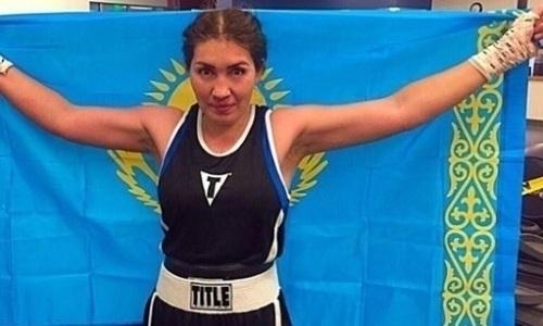 Боксерша из Казахстана дала обещание перед титульным боем