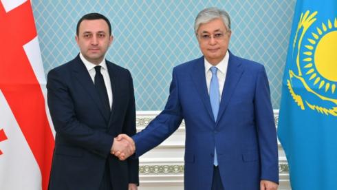 Президент Токаев принял премьер-министра Грузии