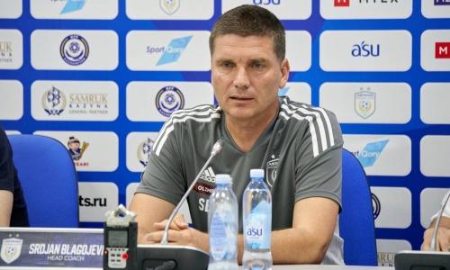 Главный тренер «Астаны» высказался о шансах против «Ракува», готовности Томасова, ошибках Милошевича и своем уходе