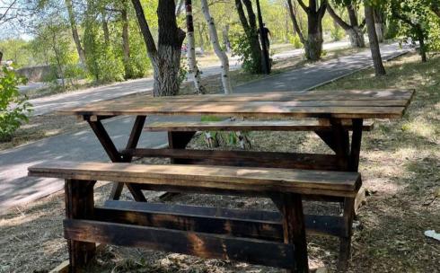 В Центральном парке Караганды появились зоны для пикников