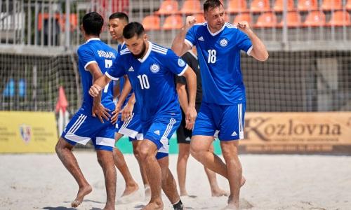 Сборная Казахстана по пляжному футболу вновь учинила разгром в Евролиге-2022