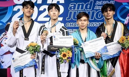 Казахстанские таеквондисты завоевали ещё две медали на чемпионата мира среди юниоров