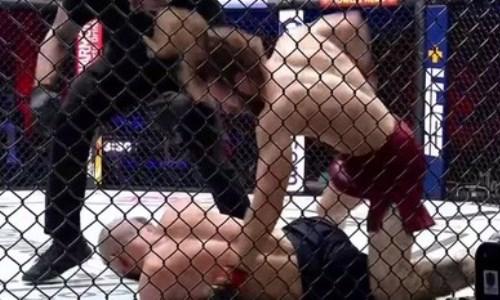 Узбекистанского бойца жестко нокаутировали в бою за контракт с UFC. Видео