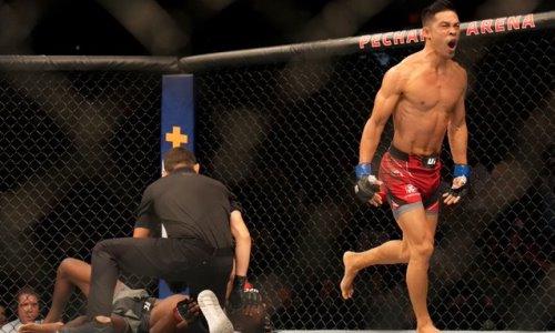Побитый казахстанцем файтер оформил красивый нокаут в UFC. Видео