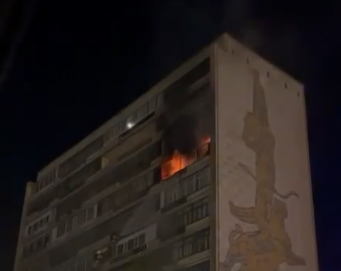 В Темиртау сгорела квартира в 12-этажном доме по проспекту Металлургов