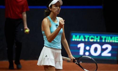 Казахстанская теннисистка вышла в финал турнира в США