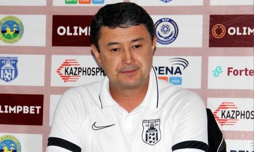 Мазбаев объяснил упущенную победу «Тараза» в матче с «Астаной»