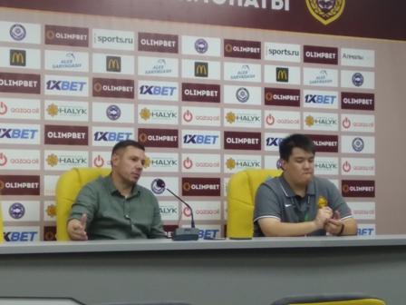 Главный тренер «Кайрата» высказался о вылете из Кубка Казахстана