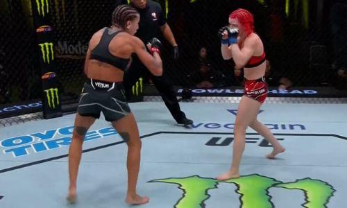 Видео боя казахстанки Марии Агаповой с рекордсменкой UFC