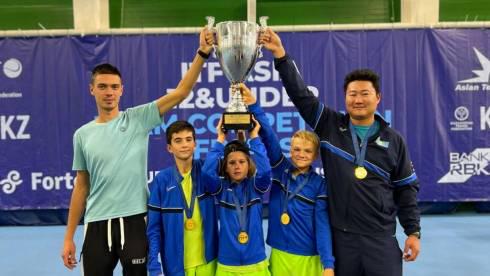 Карагандинцы в составе сборной завоевали первенство на юношеском чемпионате Азии по теннису