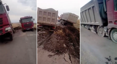 Строят и тут же разрушают: почему в Карагандинской области дороги ремонтируют китайские самосвалы?