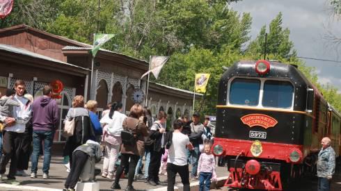 В Караганде детская железная дорога завершает сезон