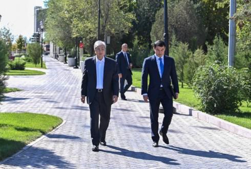 Президент и аким Туркестанской области обсудили перспективы развития региона