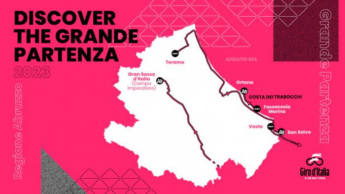 «Джиро д’Италия -2023» стартует в регионе Абруццо. Приоткрыты некоторые детали итальянского Гранд-тура