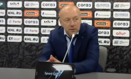 Андрей Скабелка высказался о камбэке «Барыса» с 0:2 в домашнем матче КХЛ