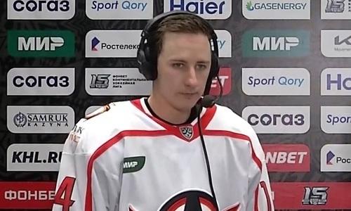 Хоккеист сборной Казахстана рассказал об эпизоде, в котором получил травму