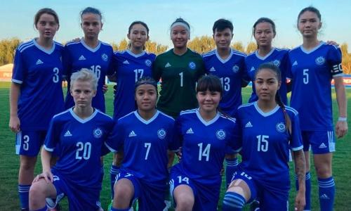 Женская сборная Казахстана до 17 лет минимально проиграла впервые с 2014 года