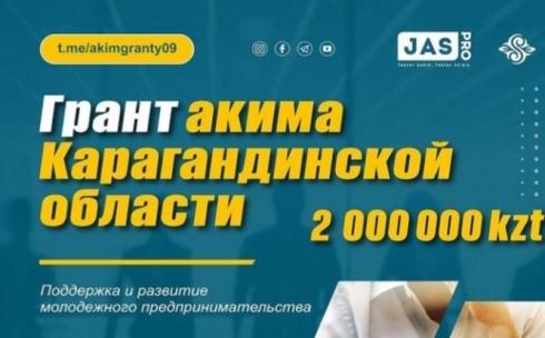 Начался приём заявок на гранты акима Карагандинской области