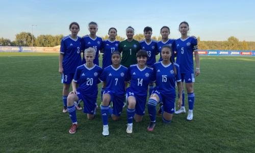 Женская сборная Казахстана до 17 лет победила Румынию в матче отбора Евро-2022/23