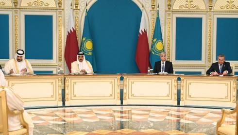 В рамках государственного визита Эмира Катара в РК подписано 12 документов