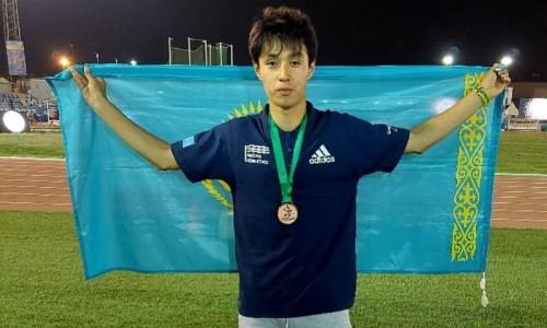 Казахстанец стал призером юниорского чемпионата Азии по легкой атлетике