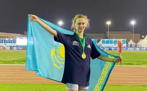 Карагандинка завоевала две медали на чемпионате Азии по легкой атлетике