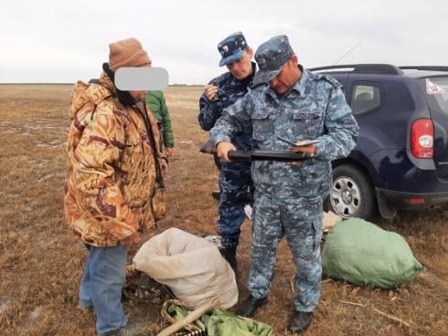 Полицейские Карагандинской области ловят браконьеров
