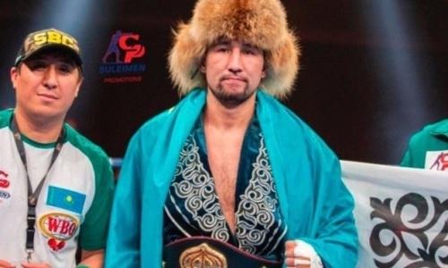 WBA решила использовать непобежденного боксера из Казахстана