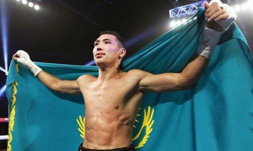 Появилась информация о трансляции боя Жанибека Алимханулы за титул чемпиона мира в Казахстане