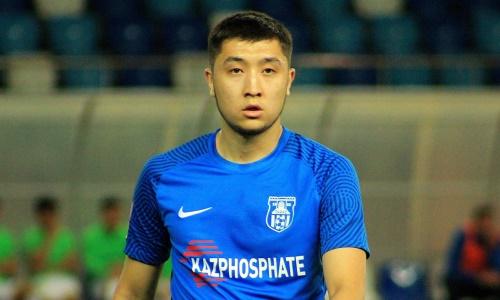21-летний казахстанский нападающий провел 50-й матч за «Тараз»