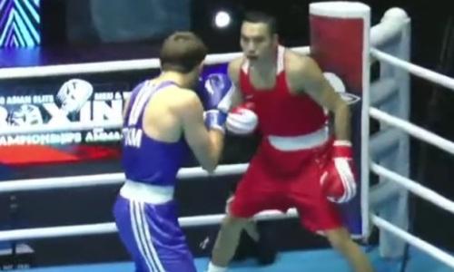 Видео полного боя, или как казахстанский боксер разнес вице-чемпиона на ЧА-2022