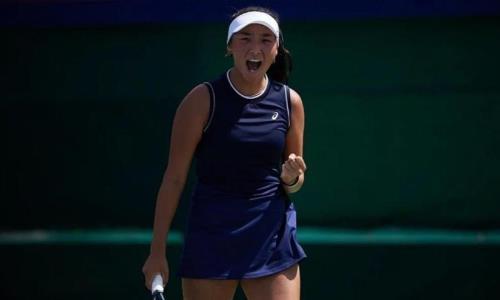 Юная казахстанская теннисистка выиграла первый титул во взрослом туре