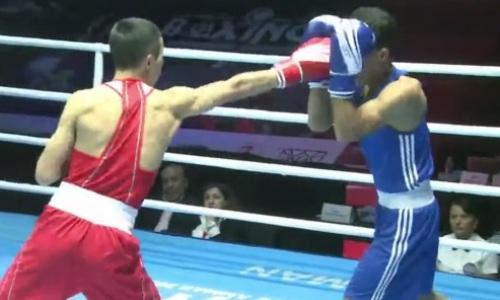Видео полного боя, или как чемпион мира из Казахстана деклассом завоевал медаль ЧА-2022 по боксу