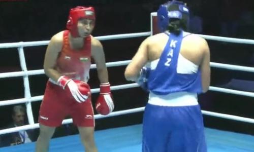 Видео победного боя двукратной чемпионки Азии из Казахстана на ЧА-2022 по боксу