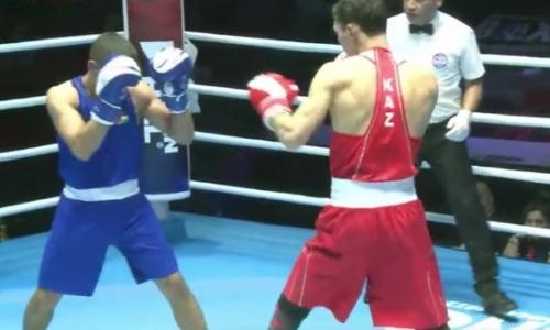 Видео полного боя вице-чемпиона мира из Казахстана в четвертьфинале ЧА-2022 по боксу