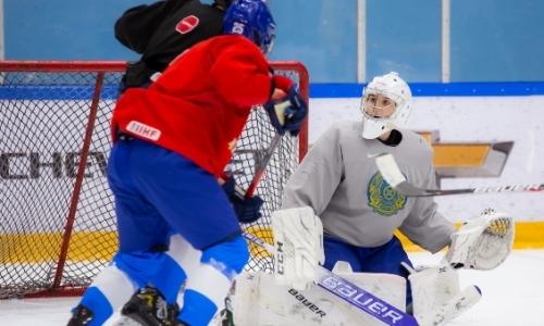 Юниорская сборная Казахстана провела заключительную тренировку перед турниром в Минске