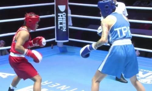 Видео полного боя призерки чемпионата мира из Казахстана за выход в финал ЧА-2022 по боксу