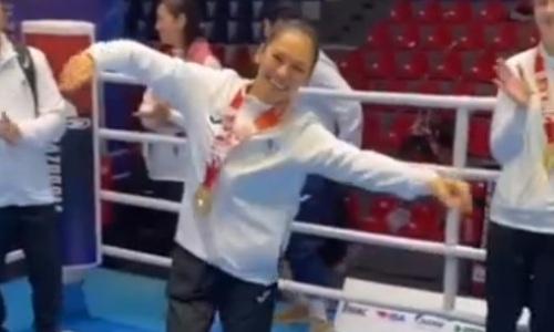Казахстанские боксерши зажгли в ринге после побед на чемпионате Азии. Видео