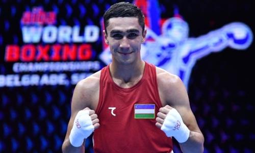 «Провокатор» из Узбекистана прокомментировал победу над казахстанским боксером на ЧА-2022