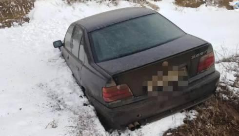 Мужчина бросил BMW и побежал от полицейских в Карагандинской области