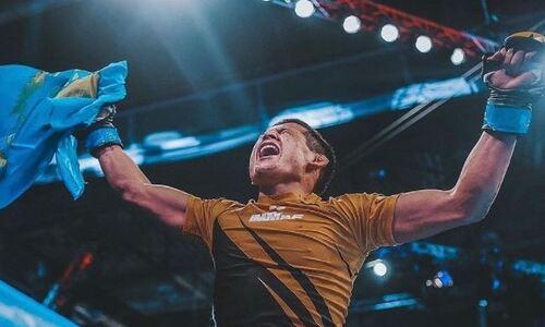 Уникальный казахстанский боец ММА получил послание от файтера UFC