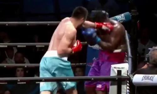 Видео мощного нокаута в бою Баходира Джалолова с автором громкой сенсации в боксе