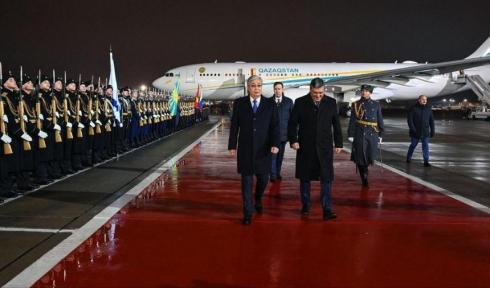 С официальным визитом в Россию прибыл президент Казахстана