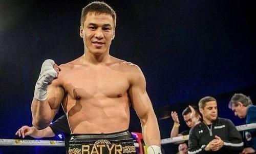 Батыр Джукембаев сделал заявление после получения боя за титул WBC