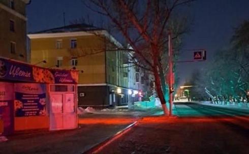Мороз оставил без освещения часть улиц Караганды