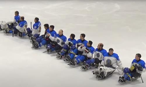 Сборная Казахстана сотворила историю на ЧМ-2022 по паралимпийскому хоккею. Видео