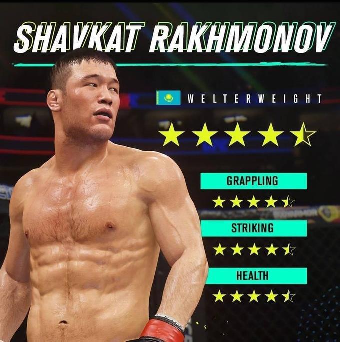 Шавката Рахмонова добавили в игру UFC 4